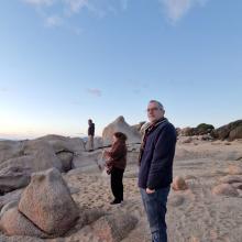 Titi on the beach